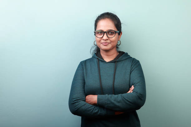 Portrait of a happy smiling woman of Indian ethnicity Portrait of a happy smiling woman of Indian ethnicity